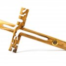 Jesus Wall Cross 30 cm Olive Wood Hand Carved With Soil Jerusalem Jesus Wall Cross 30 cm Olive Wood Hand Carved With Soil Jerusalem