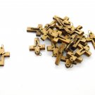 50 Pcs Olive Wood Catholic Cross Pendants Charms Crucifix Engraved Holy Land Jerusalem 50 Pcs Olive Wood Catholic Cross Pendants Charms Crucifix Engraved Holy Land Jerusalem