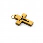 50 Pcs Olive Wood Catholic Cross Pendants Charms Crucifix Engraved Holy Land Jerusalem