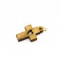 50 Pcs Olive Wood Cross Pendants Charms Heart Engraved Holy Land Jerusalem