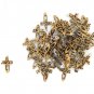 Olive Wood Jesus Name Cross Pendant Charm Hand Made Holyland Jerusalem