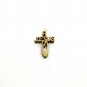 Olive Wood Jesus Name Cross Pendant Charm Hand Made Holyland Jerusalem