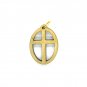 Olive Wood Cross Pendant Charm Hand Made Holyland Jerusalem