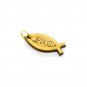 50 Pcs Olive Wood Jesus Fish Pendants Charms Laser Cut Hand Made Holy Land Jerusalem