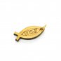50 Pcs Olive Wood Jesus Fish Pendants Charms Laser Cut Hand Made Holy Land Jerusalem