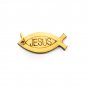 50 Pcs Olive Wood Jesus Fish Pendants Charms Laser Cut Hand Made Holy Land Jerusalem