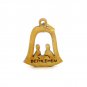 50 Pcs Olive Wood Nativity Scene Pendants Laser Cut Hand Made Holy Land Jerusalem