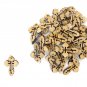 50 Pcs Olive Wood Cross Pendants Charms Orthodox Hand Made Holy Land Jerusalem