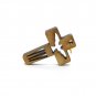 50 Pcs Olive Wood Cross Dove of Peace Pendants Charms Hand Made Holy Land Jerusalem
