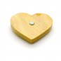 Olive Wood Heart Shaped Fridge Magnet Holy Family Icon Hand Made Holy Land Jerusalem
