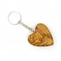 Olive Wood Heart Keychain Keyring Hand Made Holy Land Jerusalem