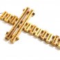Olive Wood Wall Cross Lord's Prayer 9 Inches Hand Made Jerusalem Holy Land