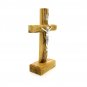 Olive Wood Table Cross Crucifix 5.4 Inches Hand Made Holy Land Jerusalem