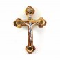Olive Wood Wall Hanging Cross Crucifix 5" Inches Hand Made Jerusalem Holy Land
