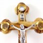 Olive Wood Wall Hanging Cross Crucifix 5" Inches Hand Made Jerusalem Holy Land