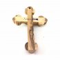 Olive Wood Wall Hanging Cross Crucifix 5" Inches Hand Made Jerusalem Holy Land