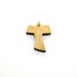 50 Pcs Olive Wood Tau Cross Pendants Hand Made Holy Land Jerusalem