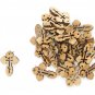50 Pcs Russian Orthodox Cross Pendants Charms Olive Wood Handmade Holyland...