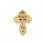 50 Pcs Russian Orthodox Cross Pendants Charms Olive Wood Handmade Holyland...