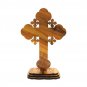 Olive Wood Cross With Stand & Metal Crucifix Hand Made Jerusalem Holy Land