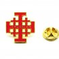 12 Pcs Jerusalem Cross Brooch Lapel Pin Gold Red Christian Holyland Jerusalem