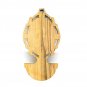 Olive Wood Holy Family Plaque With Metal Font Wall Hanging Hand Made Jerusalem