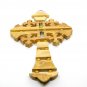 'The Lord's Prayer' Olive Wood Wall Hanging Cross With Oil, Water and Incense