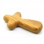 20 Pcs Olive Wood Holding Crosses Comfort Crosses 4.5" Hand Made Jerusalem