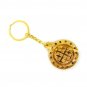 Olive Wood Jerusalem Cross Keychain Keyring Hand Carved Holyland Jerusalem