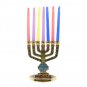 Menorah Candle Holder Jewish Hanukkah 7 Branched Holy Land Jerusalem
