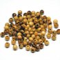 1000 Olive Wood Beads 7mm Round Shape Polished Hand Made Holy Land Jerusalem
