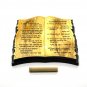 Olive Wood The Ten Commandments Plaque Laser Carved Hand Made Holy Land Jerusale