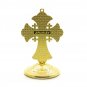 Metal Cross With Stand Crucifix Car Ornament Holy Land Jerusalem