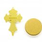 Metal Cross With Stand Crucifix Car Ornament Holy Land Jerusalem