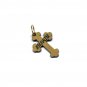 50 Pcs Small Olive Wood Crosses Pendants Hand Made Holy Land Jerusalem