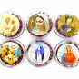 Catholic Rosary Red Wood Beads Rose Smell 6 Pcs Lot Holy Land Jerusalem