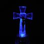 Crystal Glass Cross Crucifix With RGB Led Light Holy Land Jerusalem
