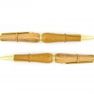 2 Pcs Olive Wood Ballpoint Pen High Quality Hand Made Holy Land Jerusalem