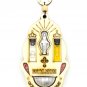God Bless Our Home Wall Hanging Wooden Plaque With Water and Oil Hand Made