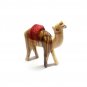 Olive Wood Camel And Donkey With Red Saddle Hand Carved Holy Land Jerusalem