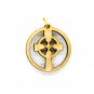 50 Pcs Olive Wood Cross In Crircle Pendants Charms Laser Cut Hand Made Holy Land