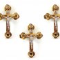 Olive Wood Cross Crucifix Wall Hanging 3 Pcs Hand Made Holy Land