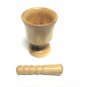Olive Wood Pestle and Mortar Handmade From The Holy Land Jerusalem