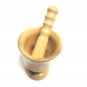 Olive Wood Pestle and Mortar Handmade From The Holy Land Jerusalem