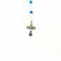 12 Catholic Rosary Crystal Beads Prayer Cross Crucifix From Jerusalem Holy Land