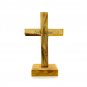 Olive Wood Table Cross With Stand 5.4 Inches Hand Made Holy Land Jerusalem