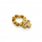 12 Pcs Olive Wood Finger Rosary Rings With Cross Hand Made Holy Land Jerusalem