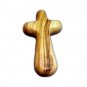 3 Pcs Lot of Olive Wood Gift Set Hand Holding Comfort Cross Rosary Finger Rosary