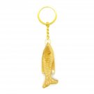 Olive Wood Fish Ichthys Keychain Keyring Hand Carved Holyland Jerusalem