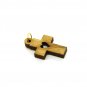 100 Pcs Olive Wood Cross Pendants Charms Heart Engraved Holy Land Jerusalem